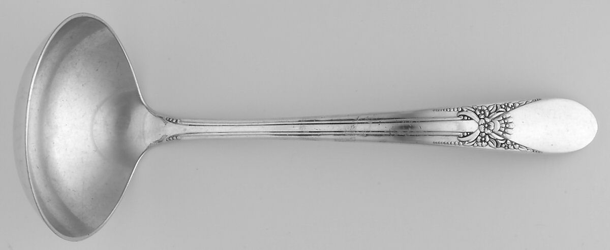 Beloved (Silverplate, 1940) Solid Gravy Ladle by International Silver-1
