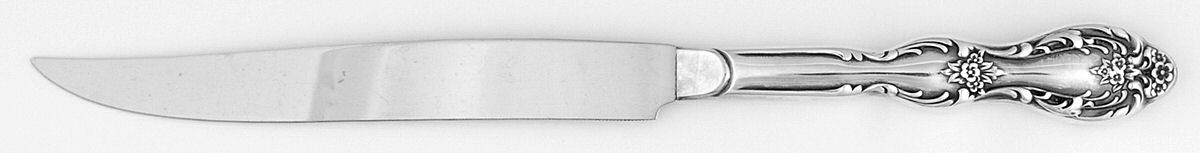 Beverly Manor (Silverplate, 1964) Small Steak Carving Knife with Stainless Blade by International Silver-1