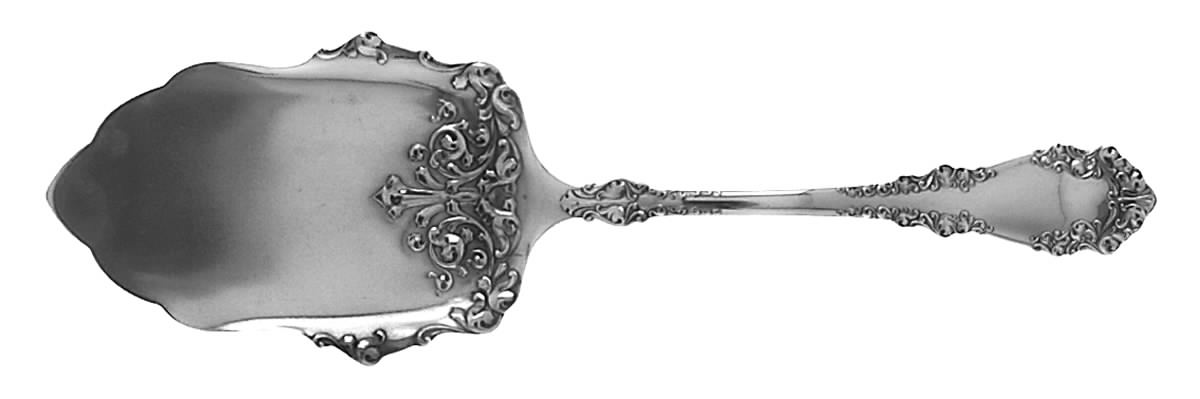 Berkshire (Silverplate, 1897) Large Solid Pie Knife by International Silver-1