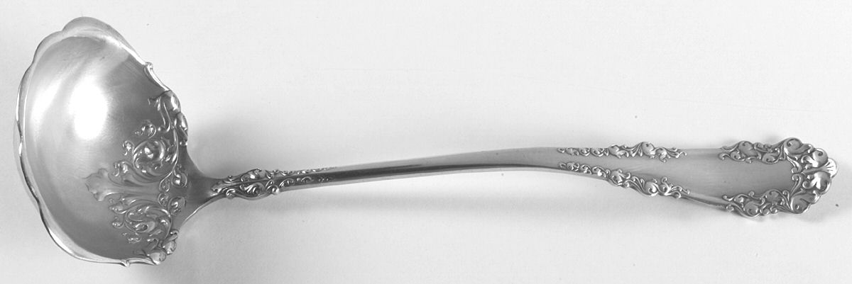 Berkshire (Silverplate, 1897) Oyster Ladle Solid Piece by International Silver-1