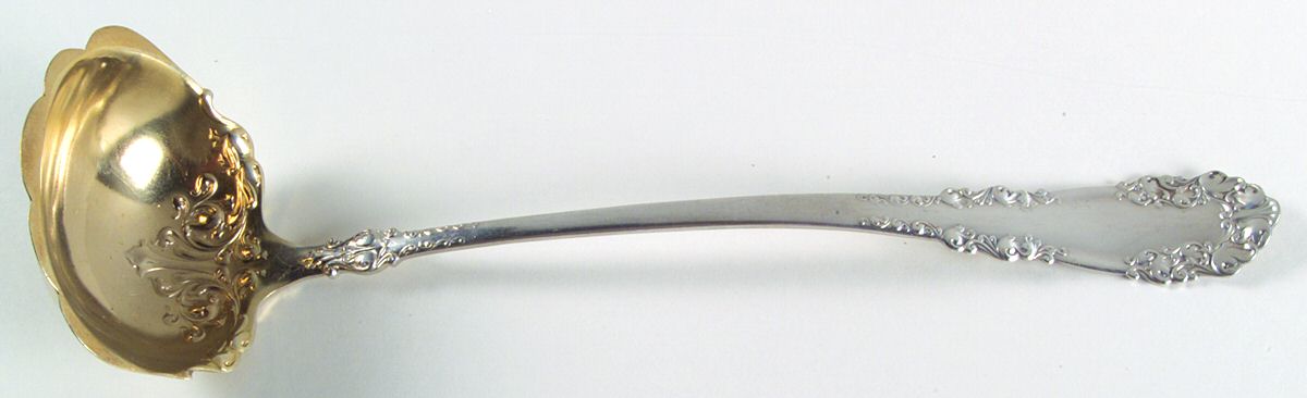 Berkshire (Silverplate, 1897) Solid Soup Ladle by International Silver-1
