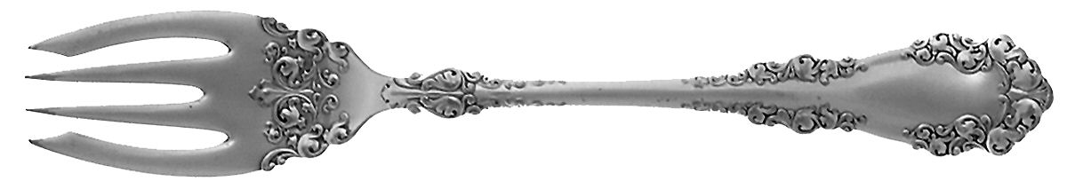 Berkshire (Silverplate, 1897) Individual Solid Fish Fork by International Silver-1