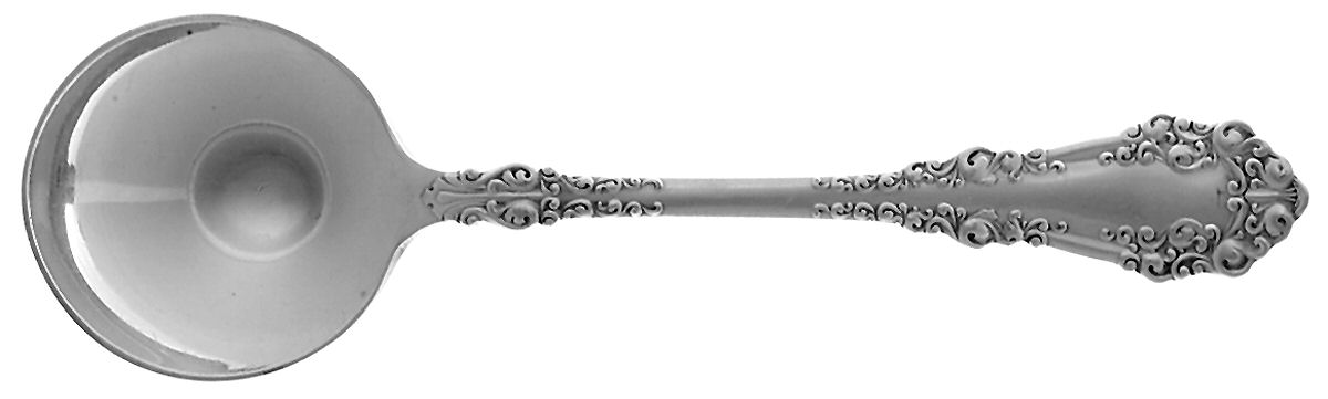 Berkshire (Silverplate, 1897) Round Bowl Soup Spoon (Bouillon) by International Silver-1