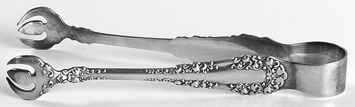 Berkshire (Silverplate, 1897) Sugar Tongs by International Silver-1