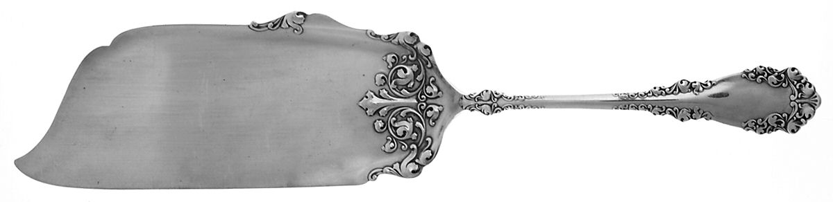 Berkshire (Silverplate, 1897) Large Flat Handle Crumb Knife/Crumber by International Silver-1