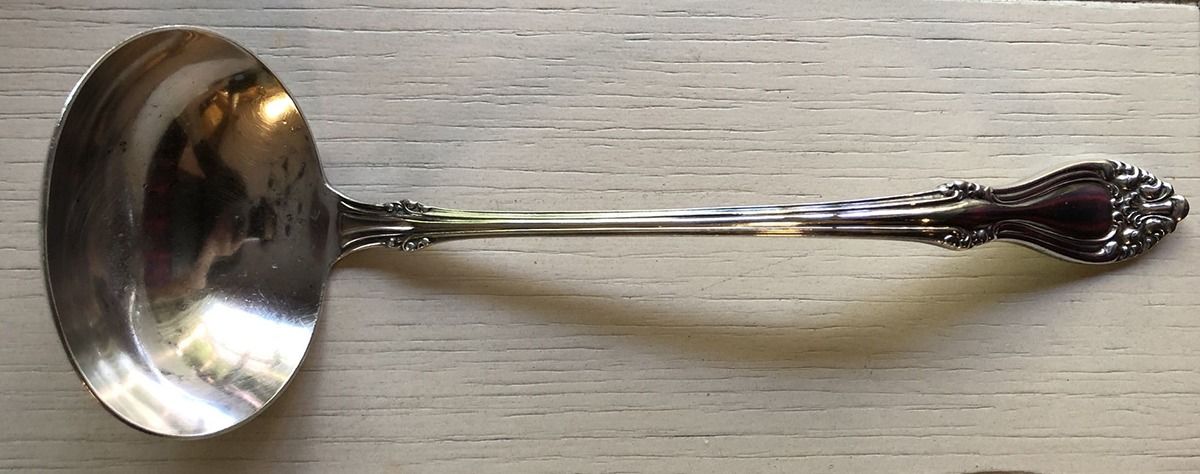 Berlin (Silverplate, 1889) Solid Soup Ladle by International Silver-1