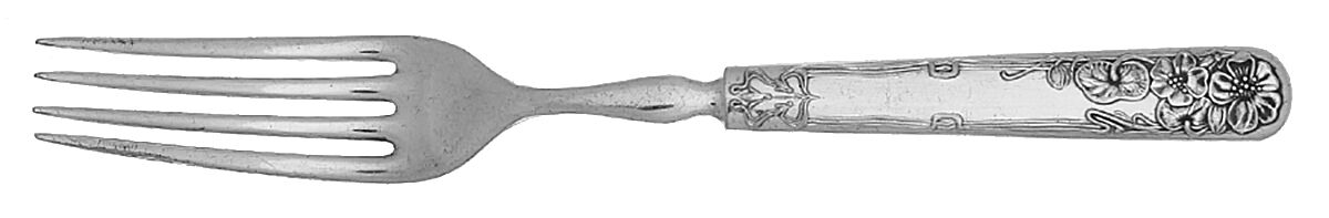 Berwick (Silverplate, 1904) Indented Solid Handled Fork by International Silver-1