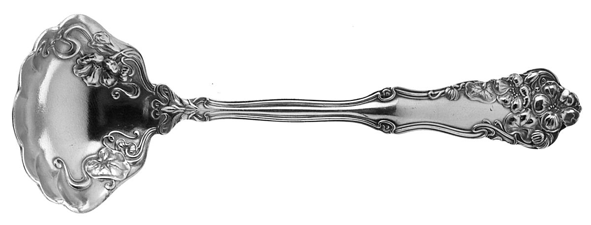 Berwick (Silverplate, 1904) Solid Gravy Ladle by International Silver-1