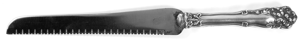 Berwick (Silverplate, 1904) Bread Knife with Stainless Blade by International Silver-1