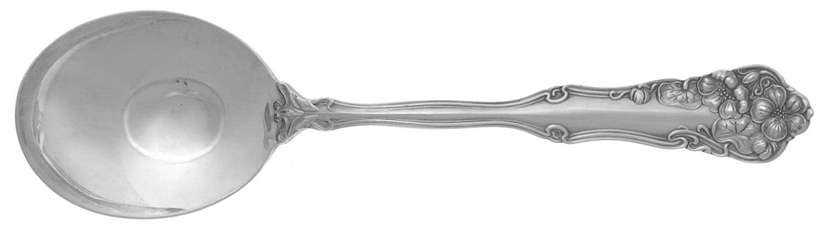 Berwick (Silverplate, 1904) Round Bowl Soup Spoon (Gumbo) by International Silver-1