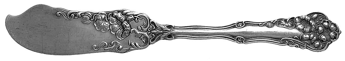Berwick (Silverplate, 1904) Flat Handle Butter Spreader by International Silver-1