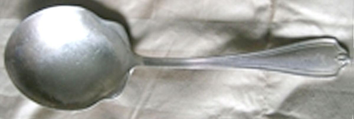 Biltmore (Silverplate, 1940) Solid Smooth Casserole Spoon by International Silver-1