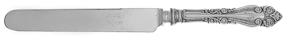 Blenheim (Silverplate, 1898) Monogram Hollow Handle Blunt Knife by International Silver-1