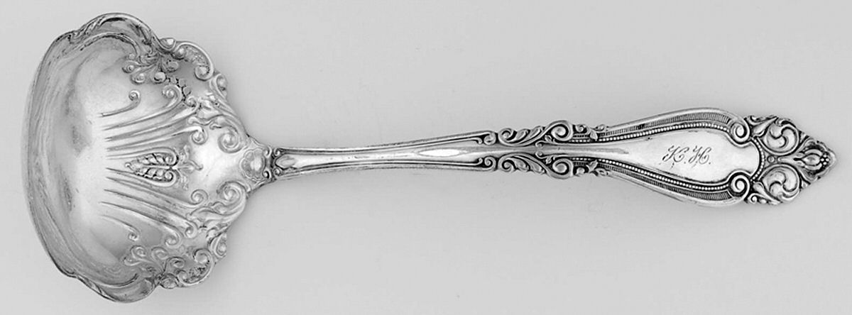 Blenheim (Silverplate, 1898) Solid Gravy Ladle by International Silver-1