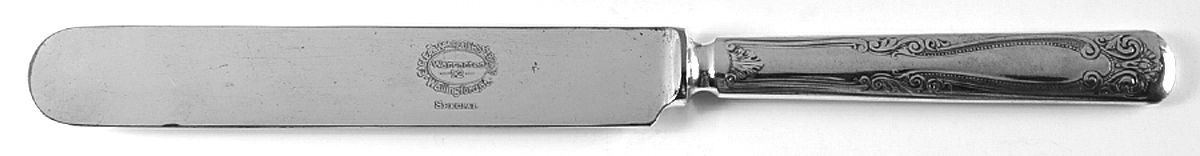Blenheim (Silverplate, 1898) Blunt Solid Knife by International Silver-1