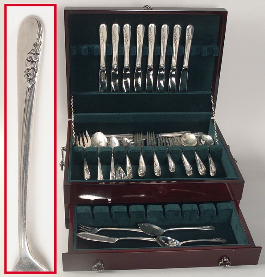 Blossom Time (Sterling, 1950) 55 Piece Set by International Silver-1