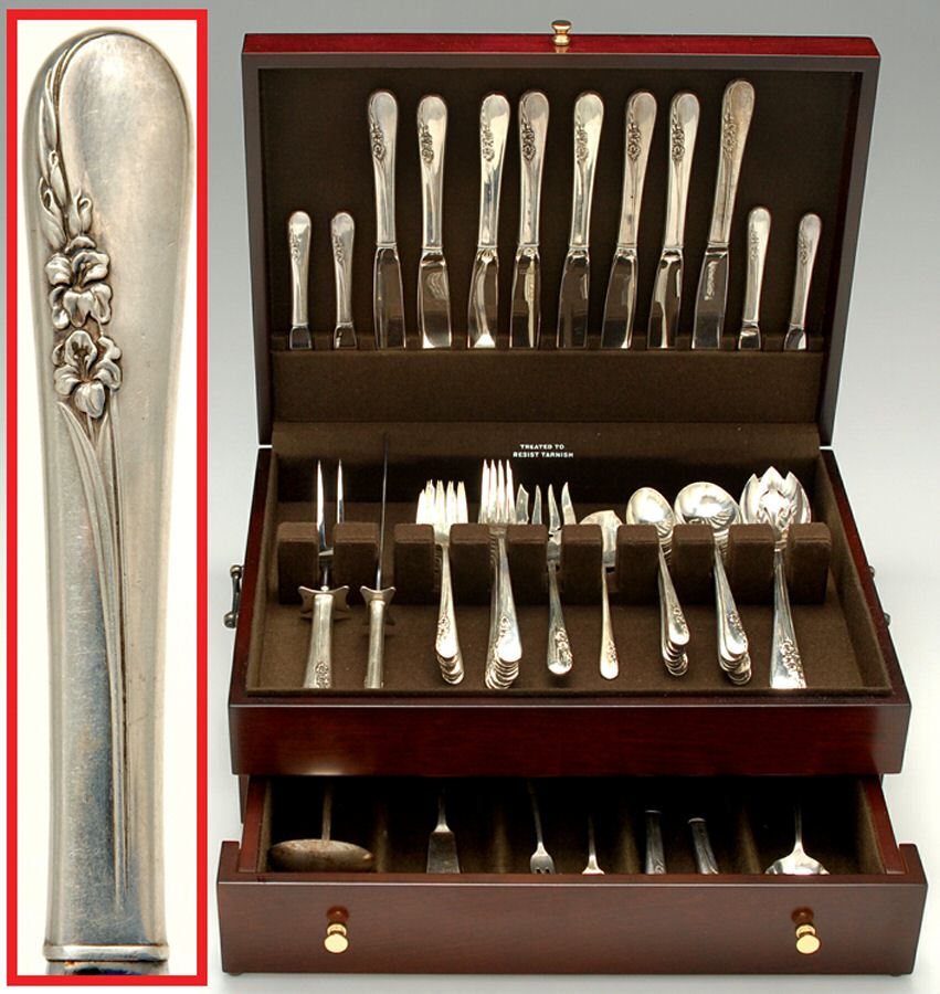 Blossom Time (Sterling, 1950) 59 Piece Set by International Silver-1