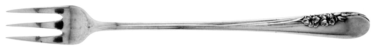 Blossom Time (Sterling, 1950) Cocktail/Seafood Fork by International Silver-1
