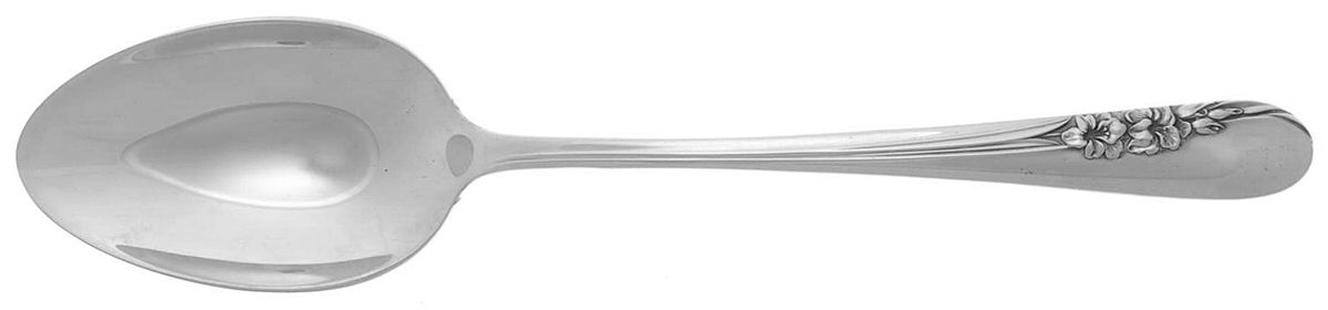 Blossom Time (Sterling, 1950) Dessert/Oval Soup Spoon by International Silver-1