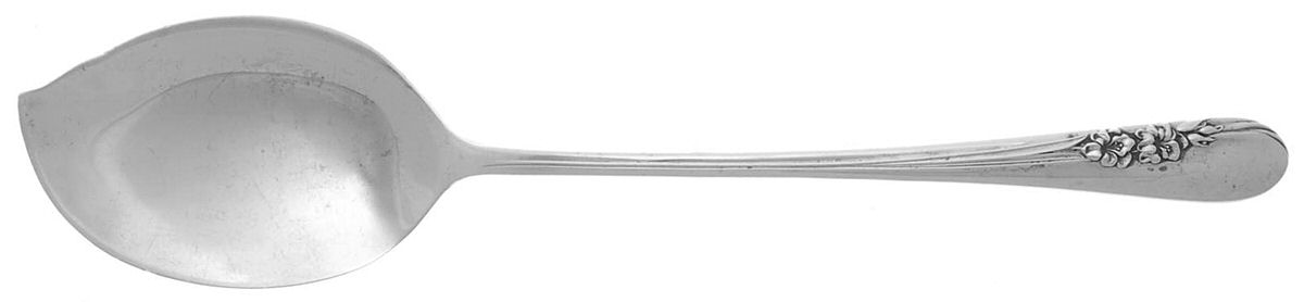 Blossom Time (Sterling, 1950) Large Solid Jelly Server by International Silver-1