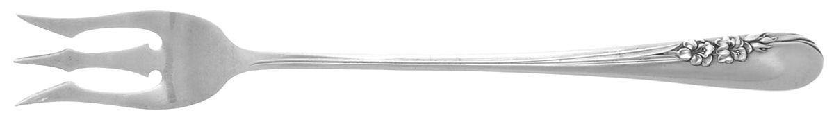 Blossom Time (Sterling, 1950) Short Handle Pickle/Olive Fork by International Silver-1