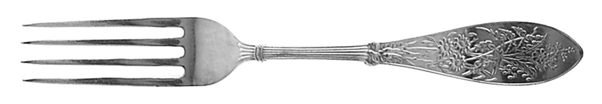 Bouquet (Silverplate) Monogram Fork by International Silver-1