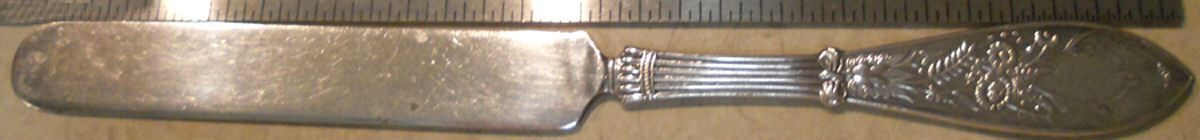 Bouquet (Silverplate) Solid Breakfast Knife by International Silver-1