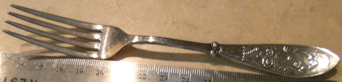 Bouquet (Silverplate) Dessert Fork by International Silver-1