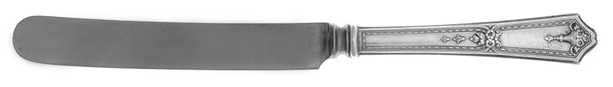 Bouquet-Vendome (Silverplate, 1924) Old French Hollow Knife with Bolster by International Silver-1