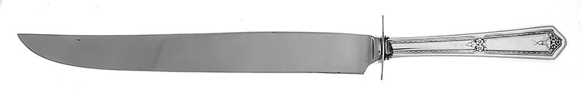 Bouquet-Vendome (Silverplate, 1924) Carving Knife Small with Stainless Blade HC by International Silver-1