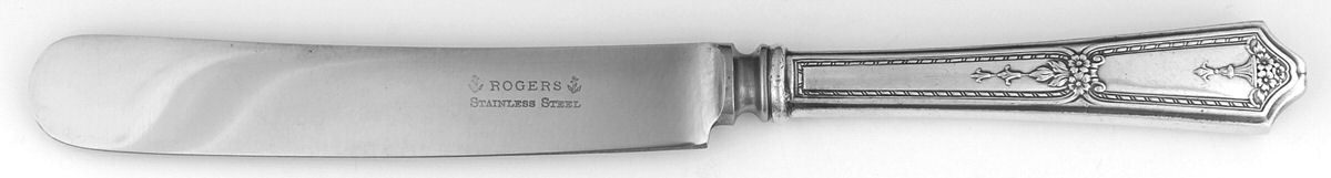 Bouquet-Vendome (Silverplate, 1924) Old French Hollow Knife with Bolster by International Silver-1