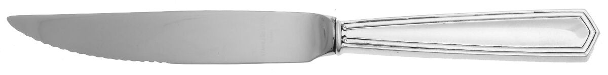 Brandon (Sterling, 1913) Steak Knife Individual Hollow, Serrate HC by International Silver-1