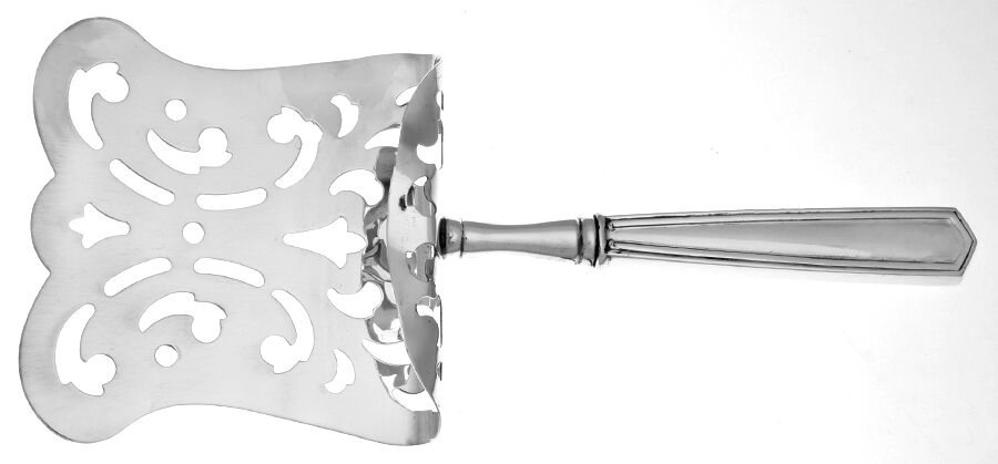 Brandon (Sterling, 1913) Asparagus Server with Sterling Hood HC by International Silver-1