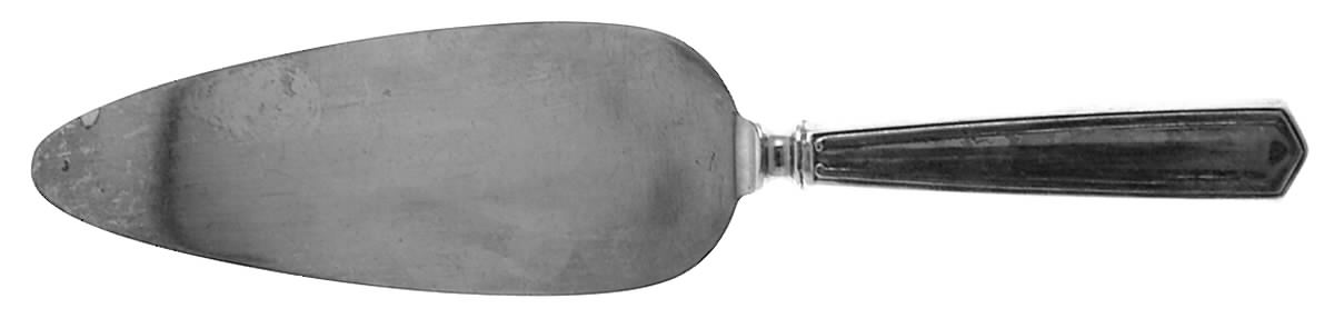Brandon (Sterling, 1913) Pie Server with Silverplate Blade by International Silver-1