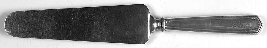 Brandon (Sterling, 1913) Cake Server Silverplate Blade by International Silver-1