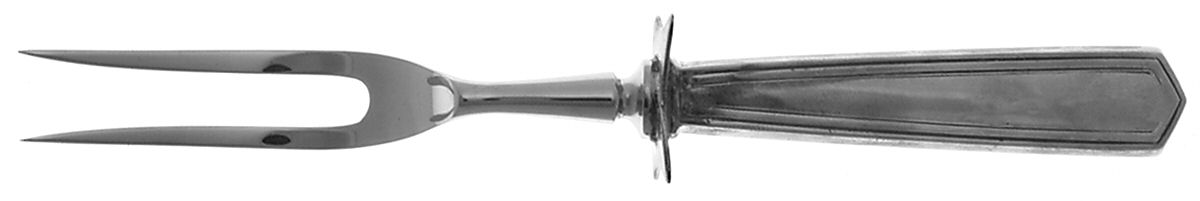Brandon (Sterling, 1913) Small Steak Carving Fork with Stainless Prongs by International Silver-1