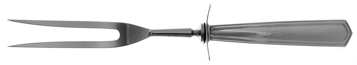 Brandon (Sterling, 1913) Large Stainless-Prong Roast Carving Fork by International Silver-1