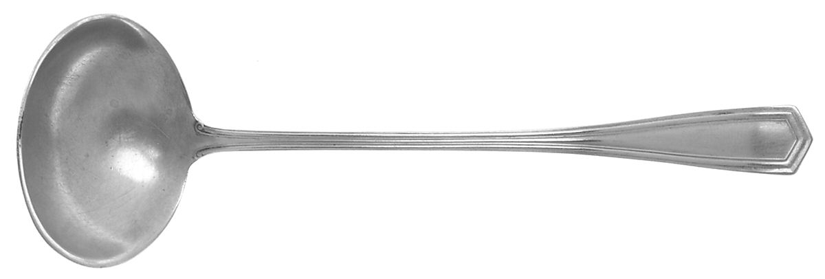 Brandon (Sterling, 1913) Solid Piece Cream Ladle by International Silver-1