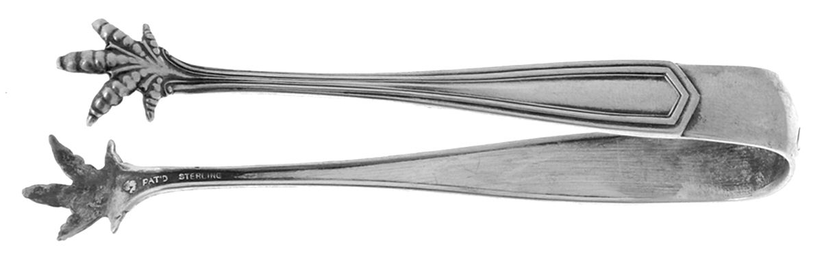 Brandon (Sterling, 1913) Bon Bon Tongs by International Silver-1