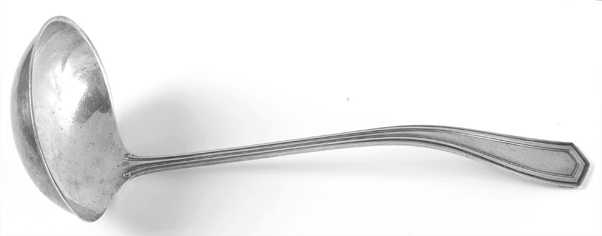 Brandon (Sterling, 1913) Solid Soup Ladle by International Silver-1