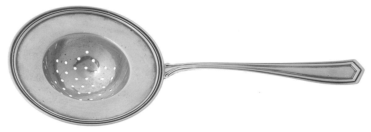 Brandon (Sterling, 1913) Solid Individual Overcup Tea Strainer by International Silver-1