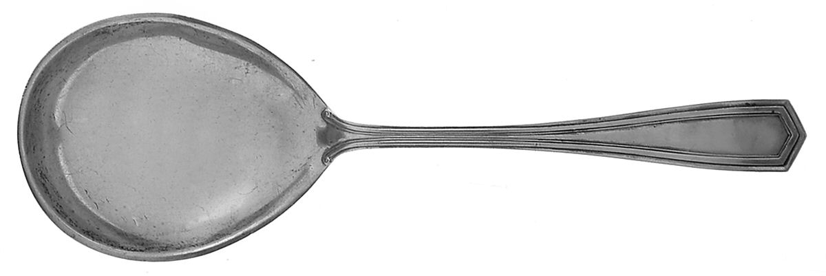 Brandon (Sterling, 1913) Small Solid Berry/Casserole Spoon by International Silver-1