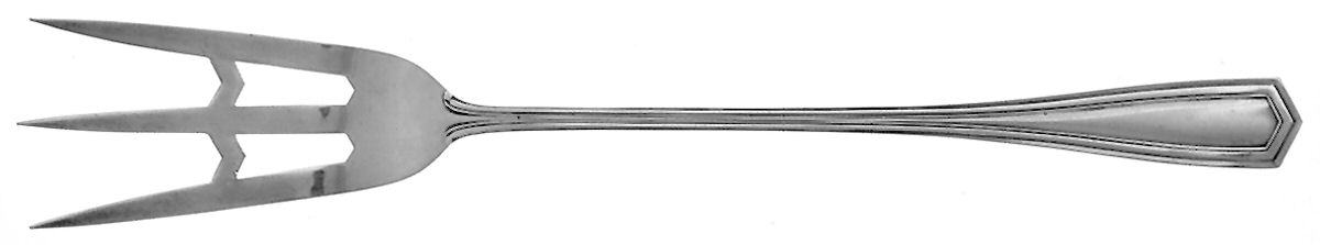 Brandon (Sterling, 1913) Large Lettuce Serving Fork by International Silver-1