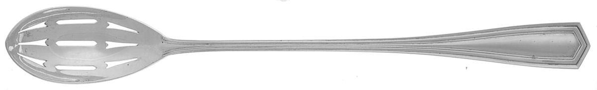 Brandon (Sterling, 1913) Pierced Bowl Long Handle Olive Spoon by International Silver-1