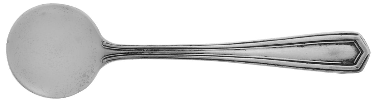 Brandon (Sterling, 1913) Individual Salt Spoon by International Silver-1