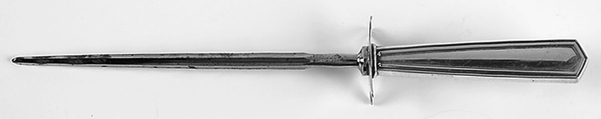 Brandon (Sterling, 1913) Large Steel Rod Knife Sharpener by International Silver-1