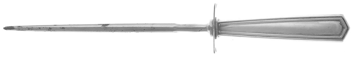 Brandon (Sterling, 1913) Large Roast Steel Rod Knife Sharpener by International Silver-1