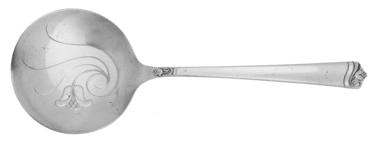 Bright Future (Silverplate, 1954) Tomato Server, Solid Piece by International Silver-1