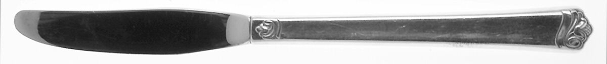 Bright Future (Silverplate, 1954) Modern Hollow Grille Knife by International Silver-1