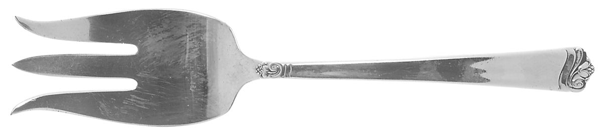 Bright Future (Silverplate, 1954) Large Solid Cold Meat Serving Fork by International Silver-1